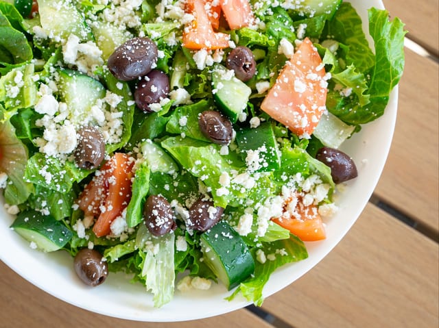 Greek Side Salad.