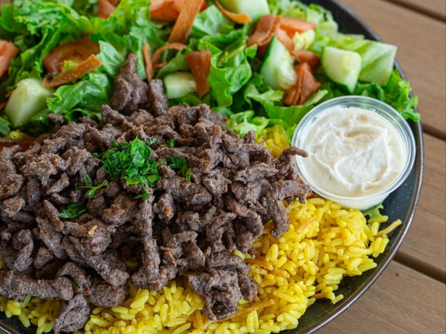 Beef Shawarma Dinner.