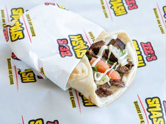 Beef Kabob Wrap.